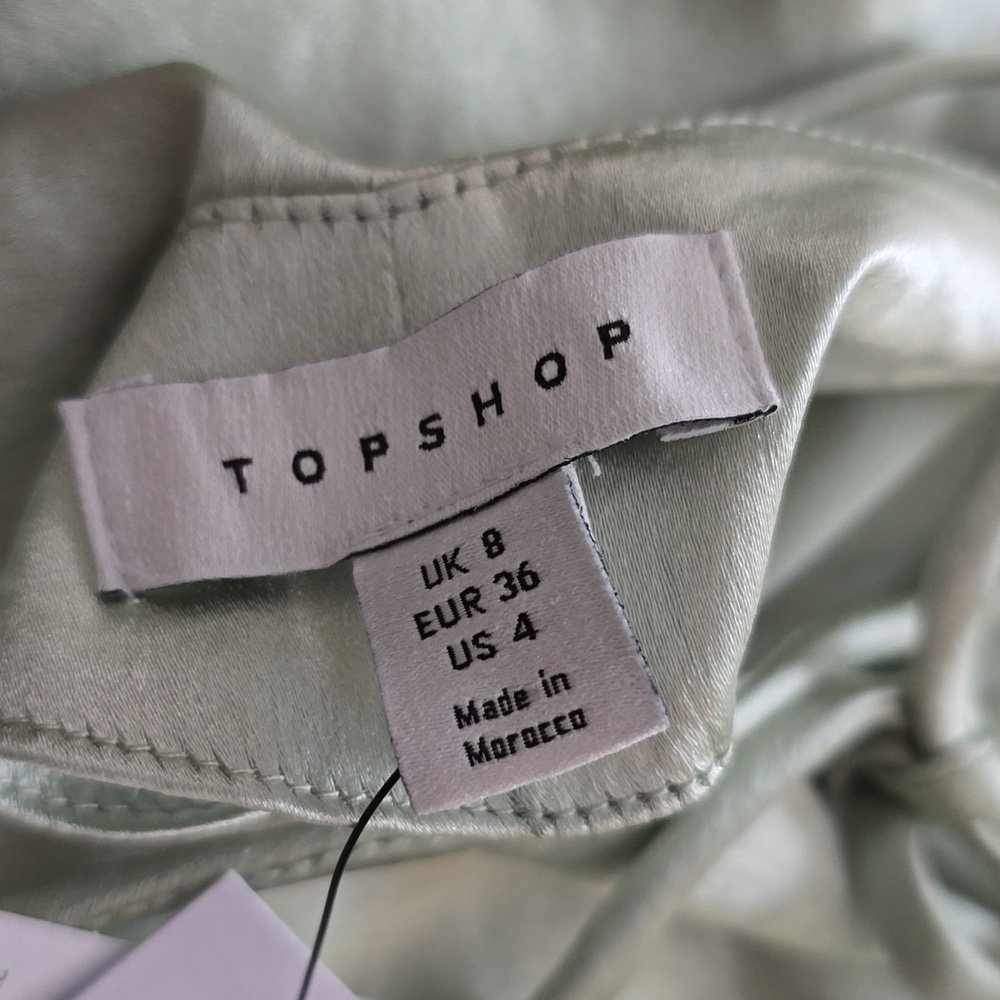 Topshop Satin Slip Dress Womens Size 4 - Picture 11 of 16
